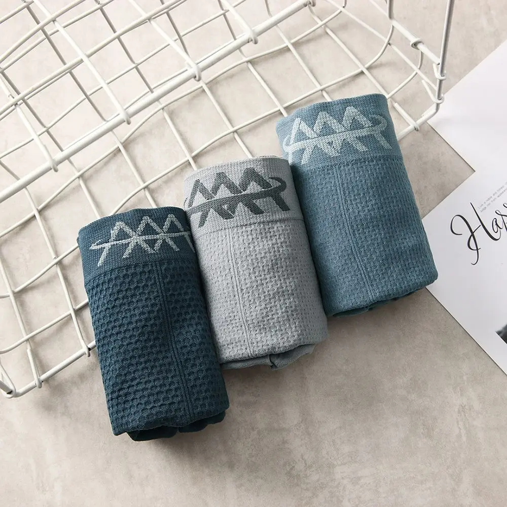 Трусы-боксеры мужские магнитные дышащие удобные под брюки средняя талия нижнее