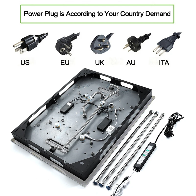 M Boenn класса люкс музыка светодиодный душ Системы комплект Ванная комната 800*600 мм