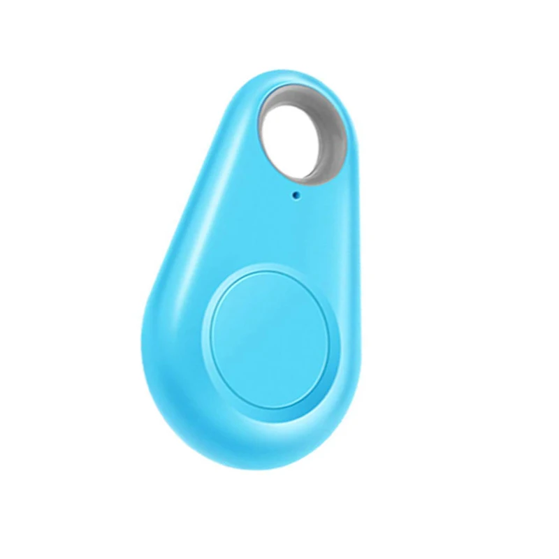 Blue Умный GPS трекер поисковый локатор беспроводной, защита от потери Bluetooth Tracer для питомца собаки кошки ключи бумажник дети Портативный будильник трекеры - Цвет: Blue