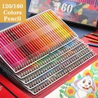 Профессиональный масляный цветной карандаш 6-180, акварельные цветные карандаши для рисования, деревянные цветные карандаши для детей, школьные товары для рукоделия