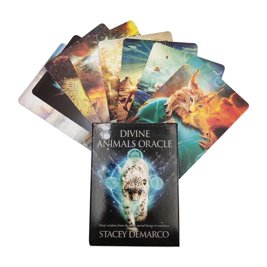 Дека для карт с изображением диких животных ораклов судьбы Таро-игры