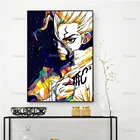 Аниме постер Senku Ishigami Dr Stone настенная Картина на холсте Hd Печать модульные картины для мальчика для гостиной Декор плавающая рамка