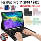 Чехол для тачпада и клавиатуры для iPad Pro 11 2018, 2020, 1-го и 2-го поколения, кожаный силиконовый мягкий чехол, отсоедините Bluetooth