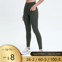 nepoagym lovelife women yoga leggings full length with side pockets high waisted buttery soft yoga pant 28 inch inseam