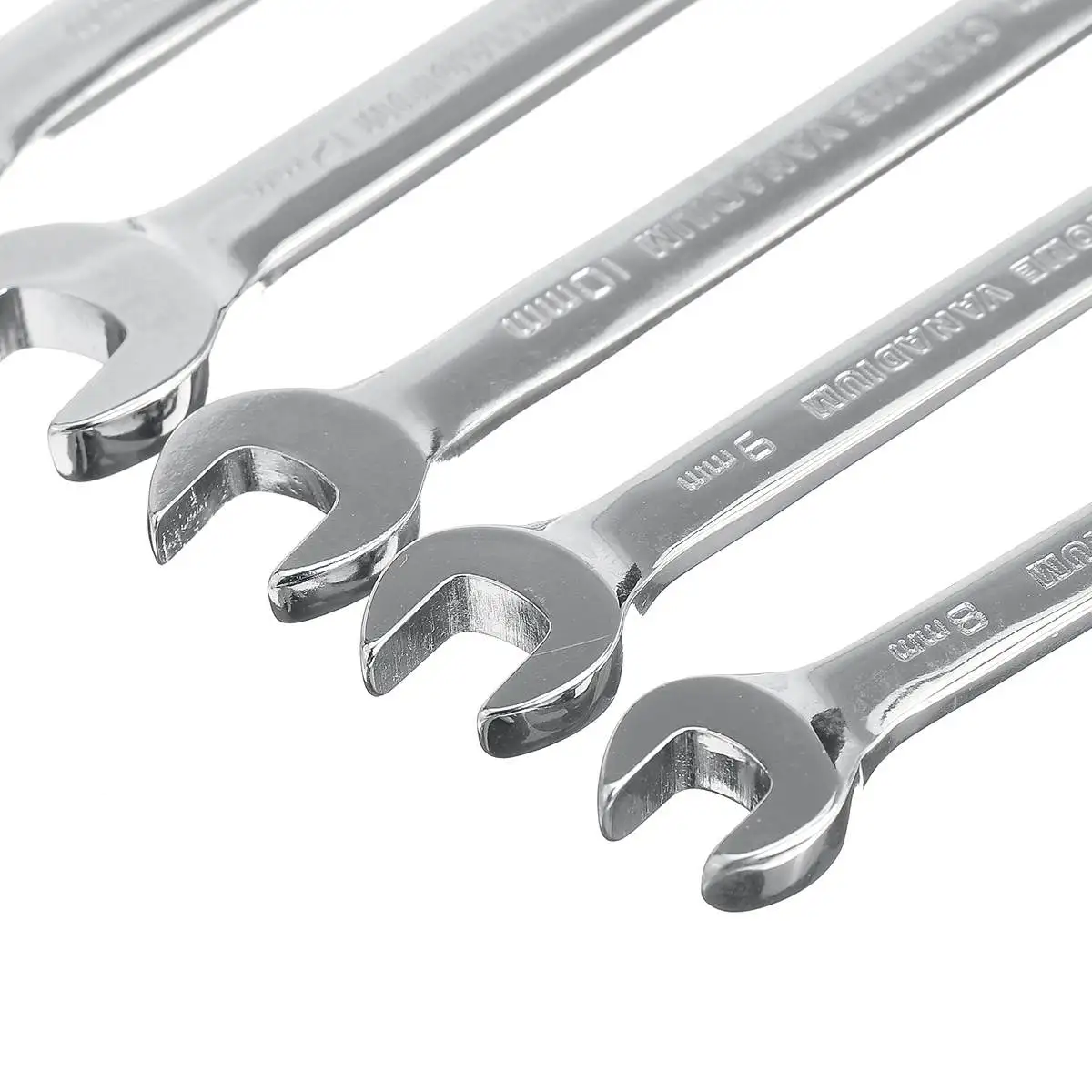 

Flexible Pivoting Head Ratchet Combination Spanner Wrench Garage Metric hand Tool 8mm-14mm For auto and Home Repair