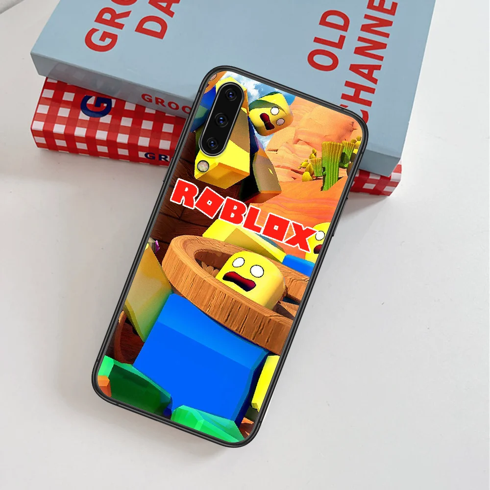 

Robloxs Game Phone Case For Samsung Galaxy A 3 5 7 8 10 20 20E 21S 30 30S 40 50 51 70 71 black Funda Painting Coque Pretty Etui