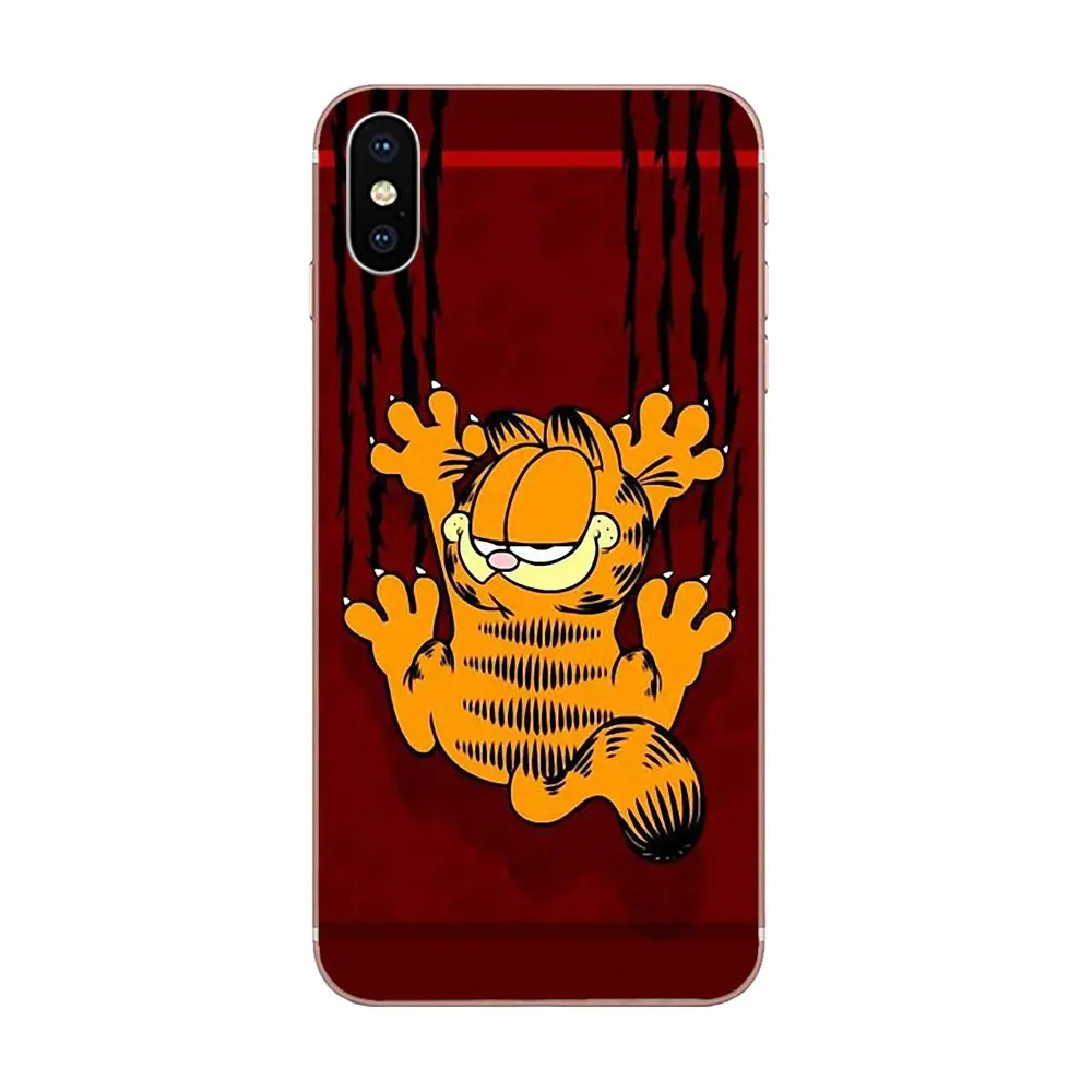 Soft TPU Capa Case For Xiaomi Redmi Mi 4 7A 9T K20 CC9 CC9e Note 7 9 Y3 SE Pro Prime Go Play Garfield | Мобильные телефоны и