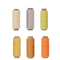 lmdz 7 colors 150d 50m leather sewing waxed thread cord for leather craft diy sewing stitching thread for leather sewing thread