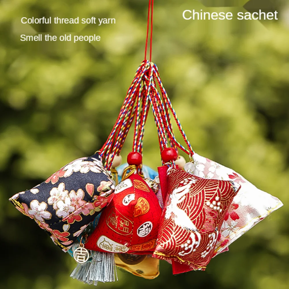 

Dragon Boat Festival Sachet Perfume Bag Handmade DIY Argy Wormwood Mosquito Repellent Sachet Car Wardrobe Pendant Customization