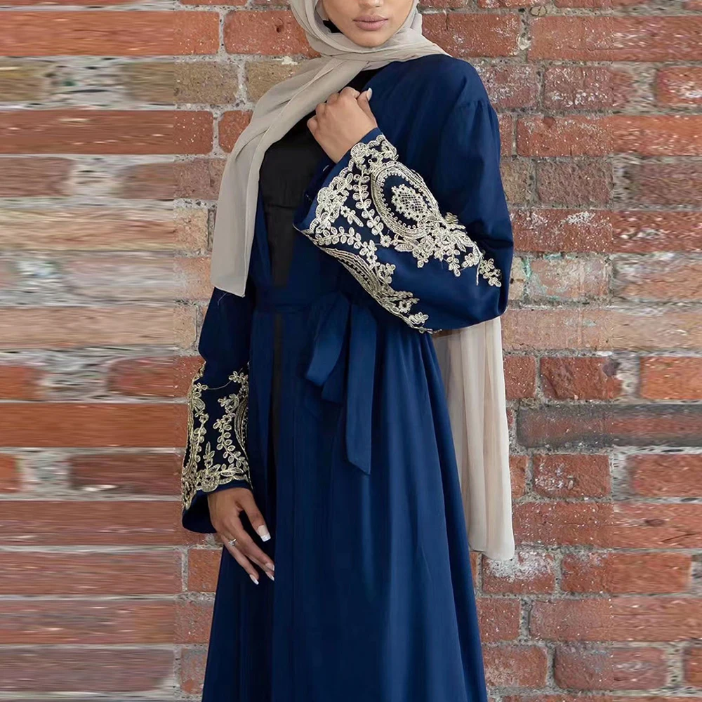 Кружевное кимоно Abaya кардиган Саудовская Аравия африканские платья для женщин