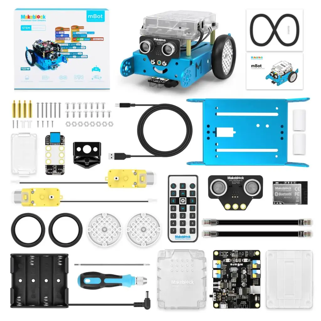 Робот Makeblock mBot DIY Arduino начальный уровень программирования для детей образование