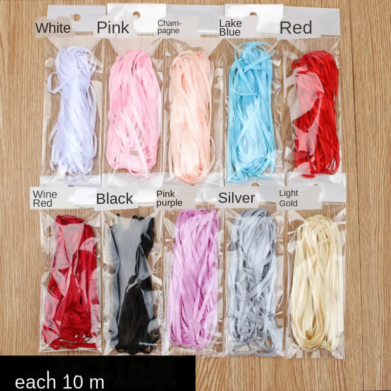 10 м/лот 3 мм белые шелковые атласные ленты Рождество детский праздник день