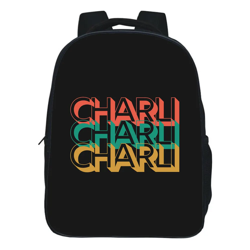 

Charli Damelio Backpack Children Cartoon Schoolbag Boys Girls Student Bookbag Teens Knapsack Travel Rucksack Gift