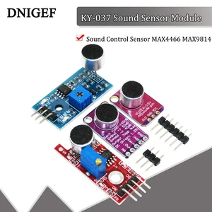 KY-037 Sound Sensor Module Sound Control Sensor MAX4466 MAX9814 Switch Detection Whistle Switch Microphone Amplifier For Arduino