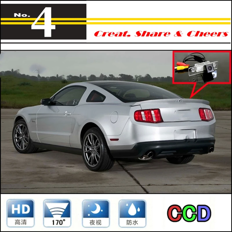 Автомобильная камера для Ford Mustang GT / CS 2005 ~ 2014 Высококачественная заднего вида