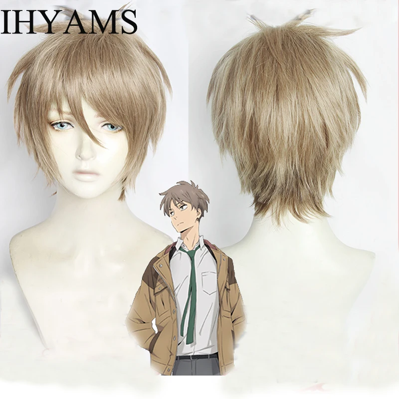 

Anime The Millionaire Detective Balance:UNLIMITED Haru Kato Linen Short Cosplay Hair Wig + Wig Cap