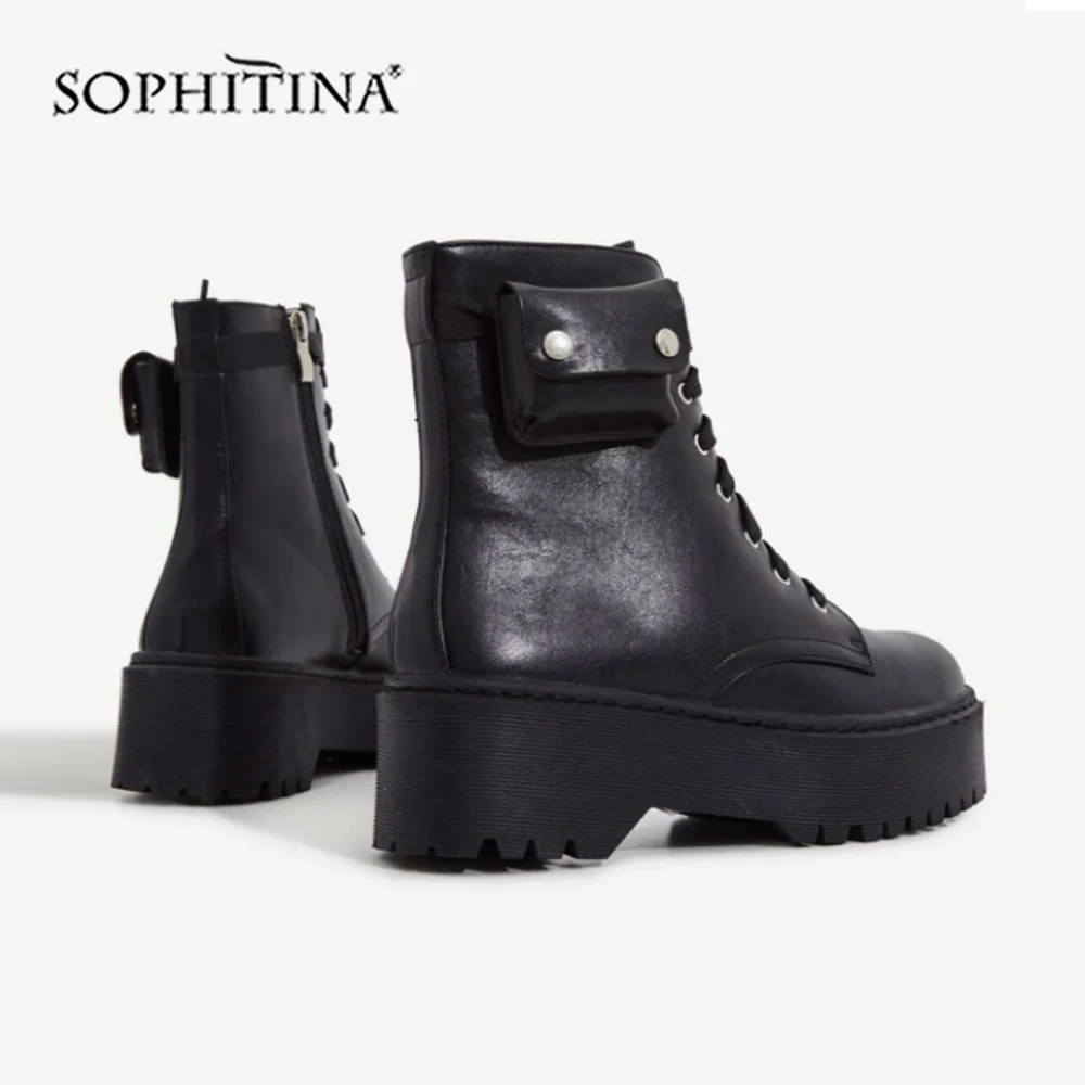 SOPHITINA/Ботинки martin женские высокого качества ручной работы. Пикантная модная