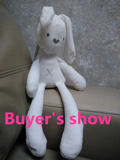 

Cute Baby Plush Rabbit Doll Soft Stuffed Animal Bear Toys Easter Children Bunny Sleeping Mate Baby Toy Birthday Gift For Infants
