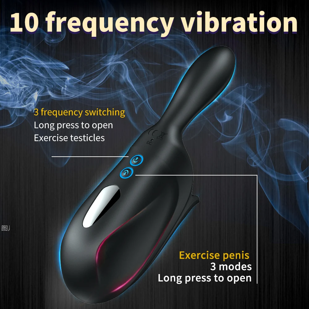 Sex Vibrator For Male Masturbators Glan Penis Dildo Testicles Vibrating Massager Delay Lasting Trainer Adult Toys Men | Красота и