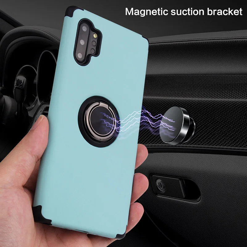 Металлический кольцевой кронштейн силиконовый чехол для SamSung S 10Plus 10E 10 A50 A70 A10E A20E