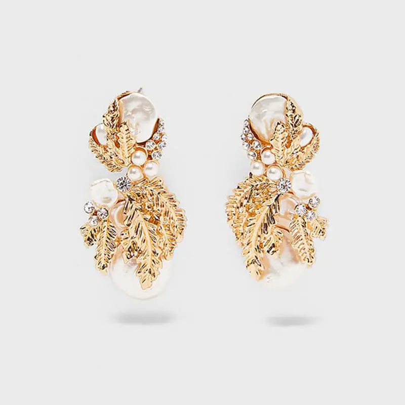 JJFOUCS трендовые серьги капли с кристаллами женские 2019 цветные яркие золотые