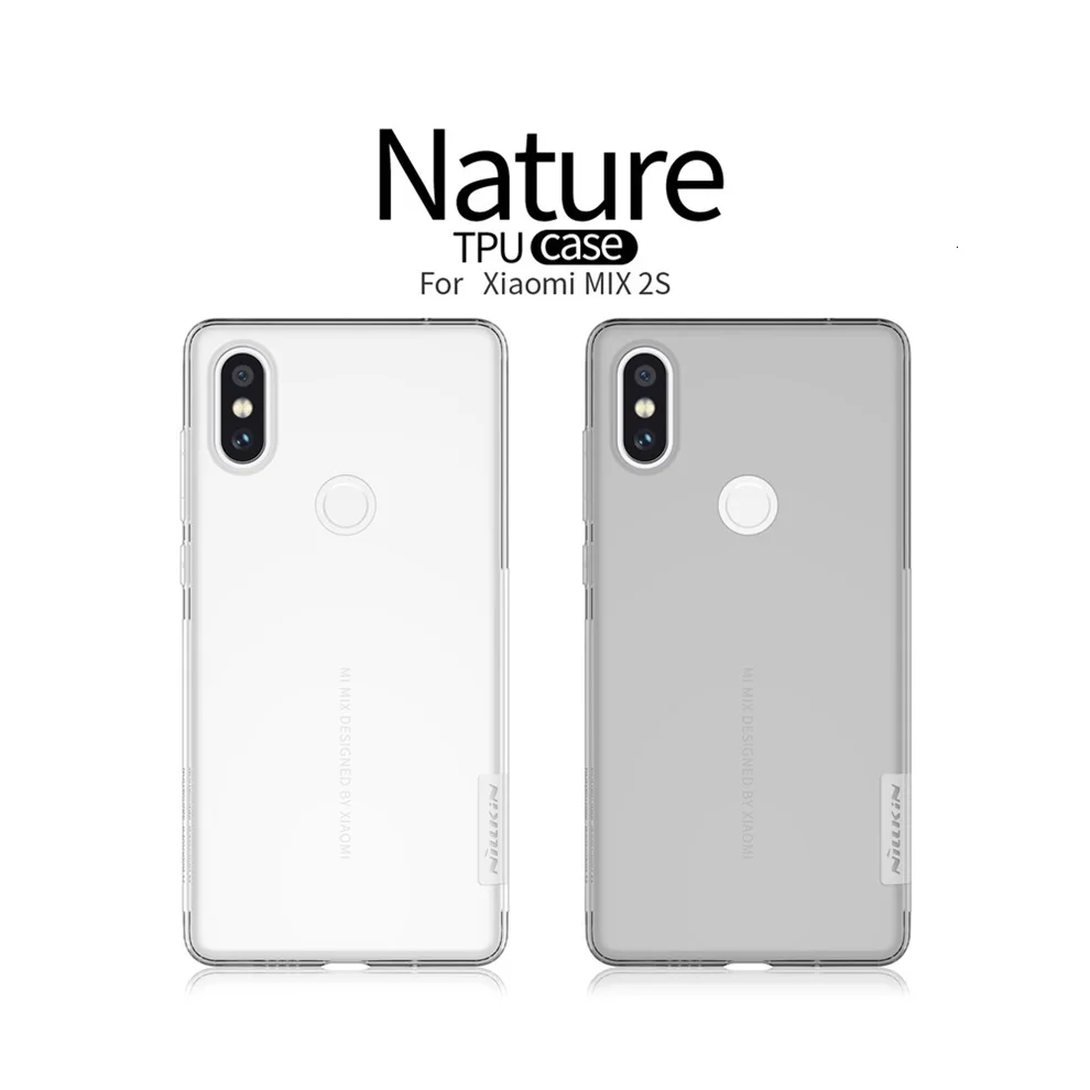 Для Xiaomi Mix 2 S чехол NILLKIN Nature ультратонкий прозрачный из ТПУ, прозрачный, мягкий чехол на заднюю панель для Xiaomi Mix 2 S MIX2 S