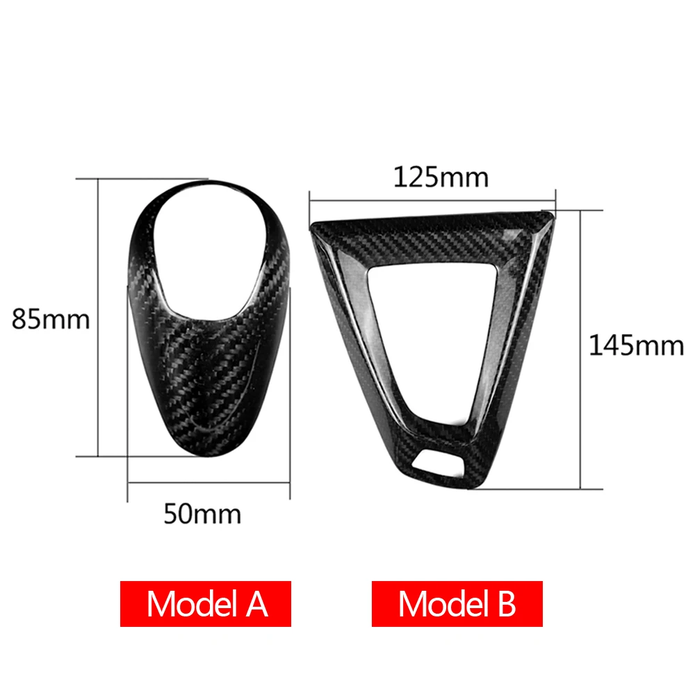 

Car Gear Shift Knob Cover Trim True Carbon Fiber For BMW M2 F87 M3 F80 M4 F82 M5 F83 F10 F85 X5M F86 X6M F12 F13 Protection