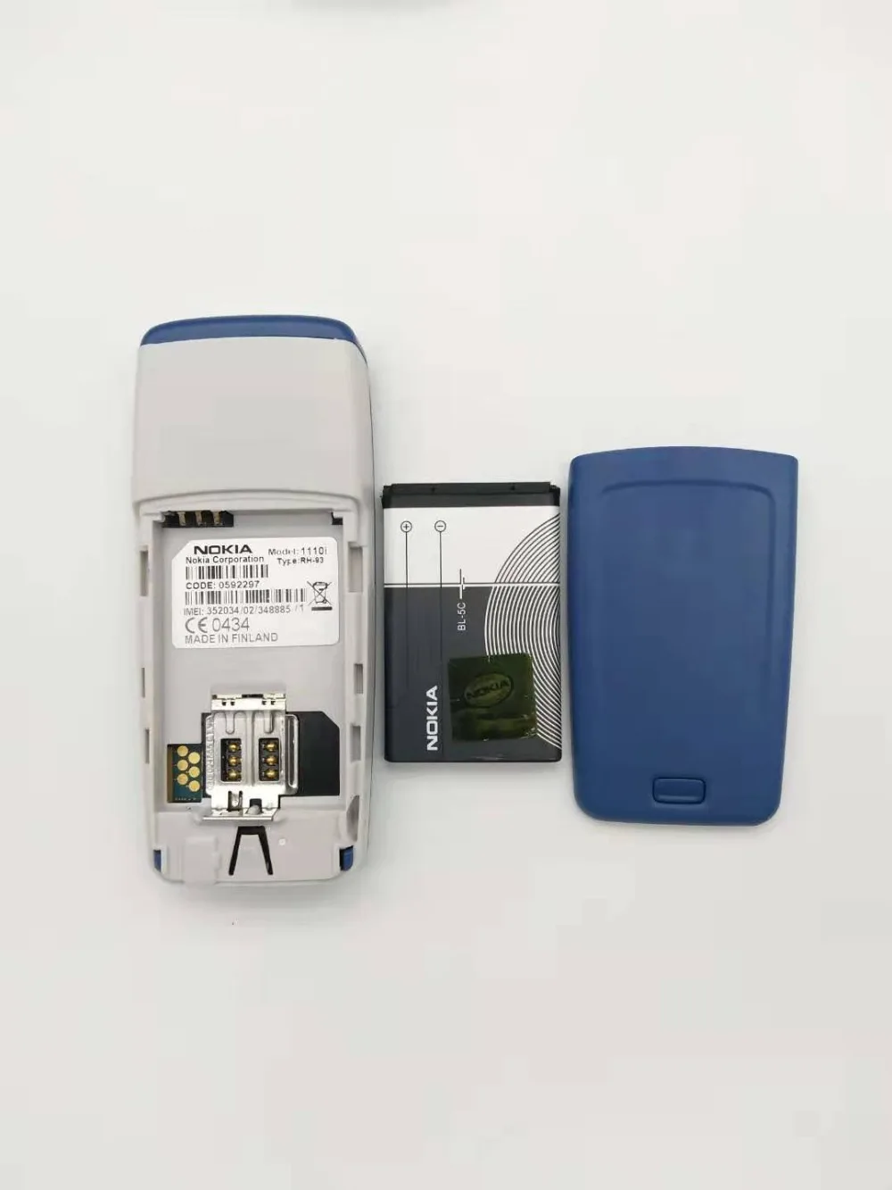 Nokia 1110 1110i разблокированный GSM 2G дешевый хорошее качество Nokia мобильный телефон Восстановленный