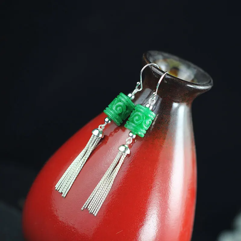 Характер серебряного продукта S925 чистого серебра ювелирные изделия серьги