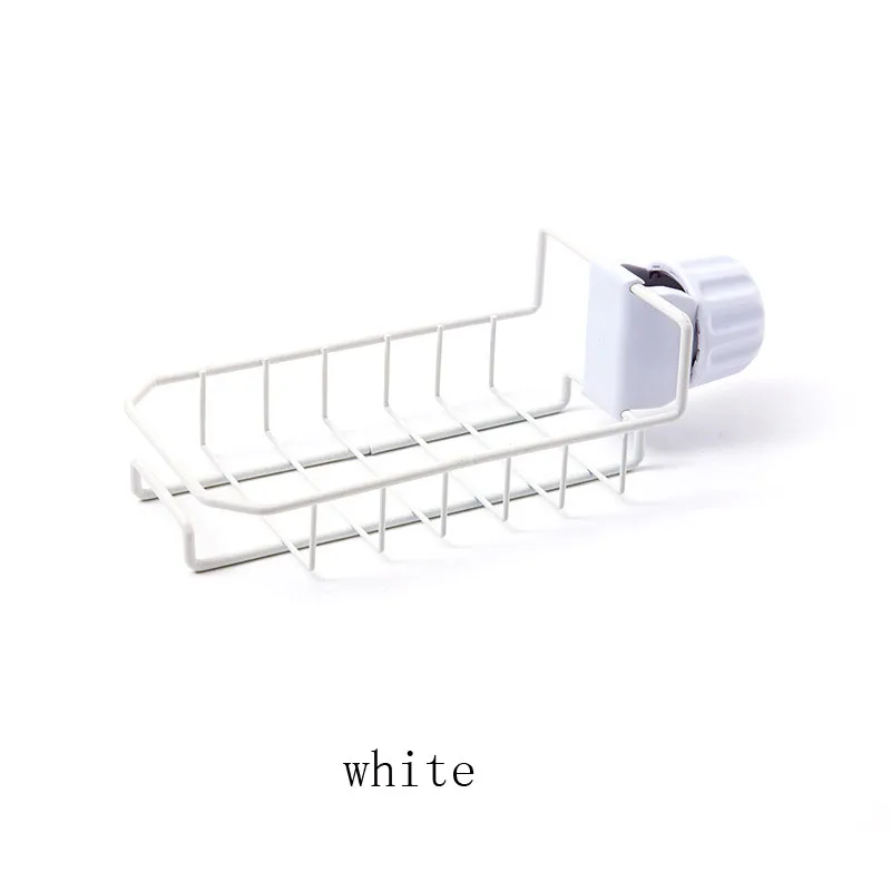

Stainless Steel Sink Hanging Storage Rack Holder Faucet Clip Bathroom Kitchen Dishcloth Clip Shelf Drain Dry Towel Organizer