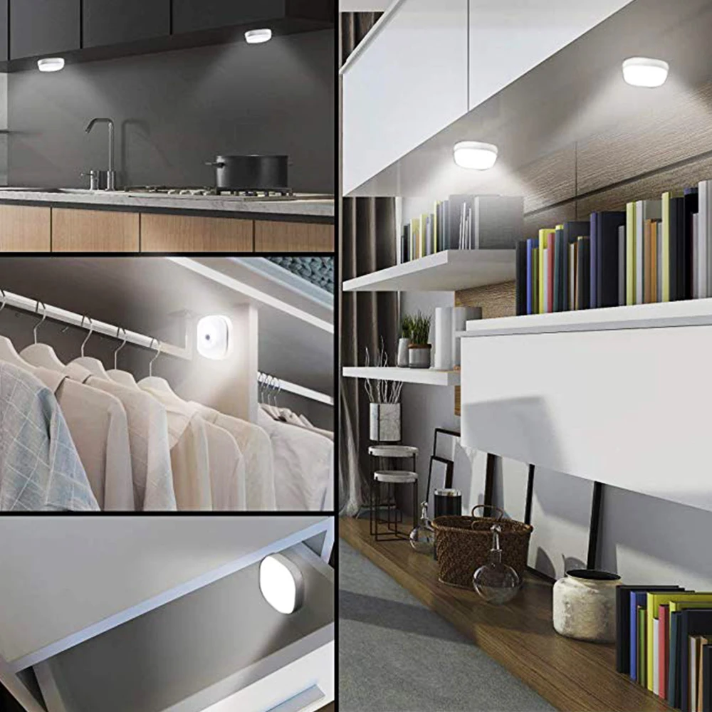 

LED Night Light Infrared PIR Motion Sensor Wireless Light Nightlight Wall Light For Children Kids Living Room Bedroom Lighting