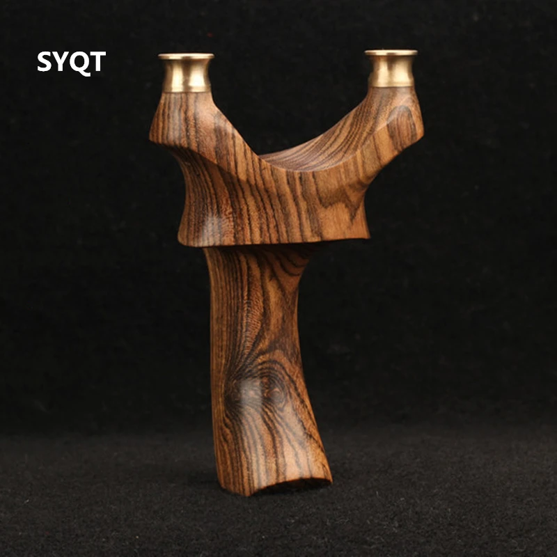 

Рогатка из массива красного сандалового дерева, быстросжимаемая, с Медной головкой