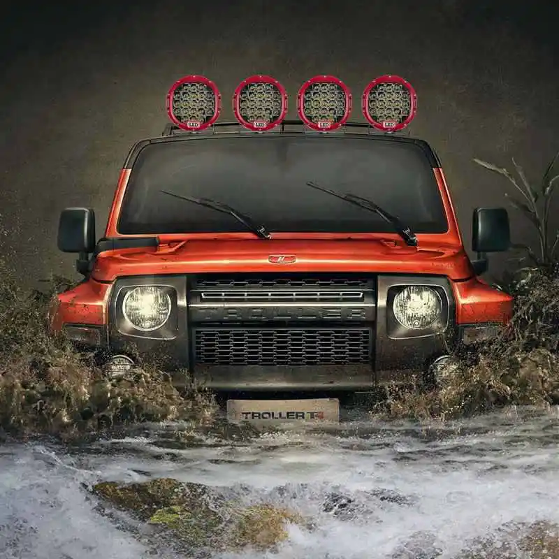 CREK " округлый внедорожный светодиодный светильник 4x4 4WD светодиодный светильник ATV SUV грузовик светодиодный светильник для Jeep 4WD 4x4 грузовик внедорожный ATV внедорожник автомобиль