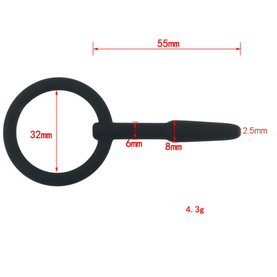 Силиконовый катетер для уретры мужской головной убор пениса бриллиантовое