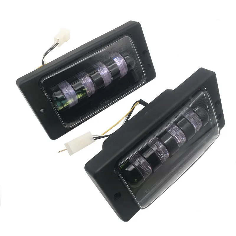 1 пара Водонепроницаемый 12V 6000K Led противотуманная фара светильник