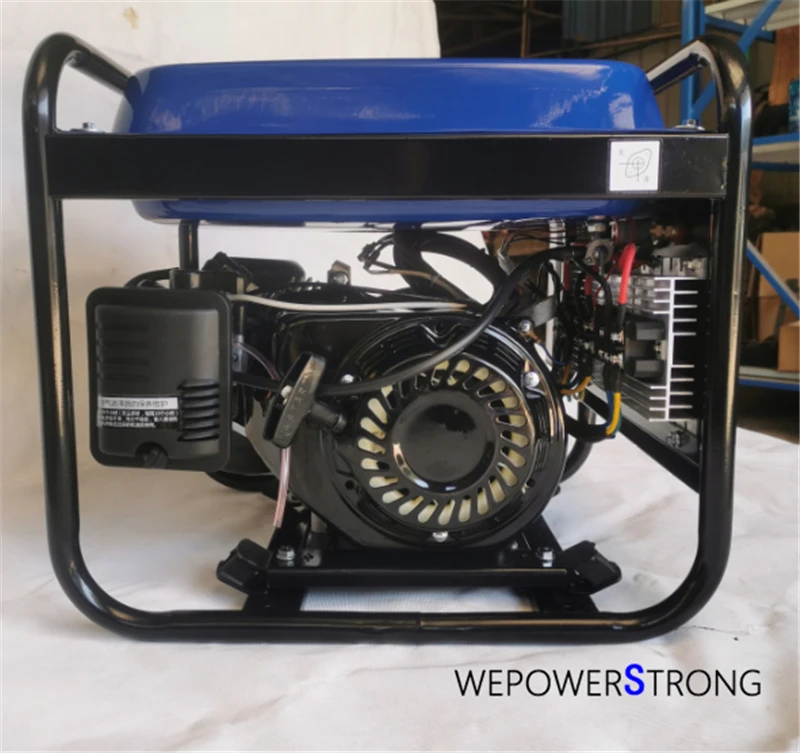 

WSE5000F 5 кВт, 12 В, автоматический дроссель и дроссельная заслонка, умный генератор воздушного охлаждения постоянного тока, удлинитель, используемый для электронных транспортных средств и т. д.