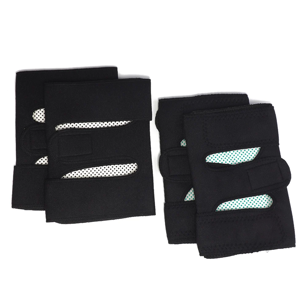 1 пара турмалиновые Самонагревающиеся наколенники с поддержкой артрита массажер