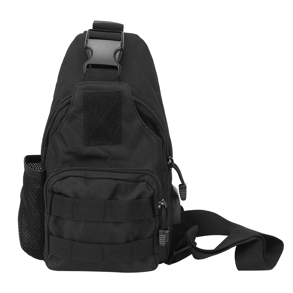 

Outdoor Tactics Oxford Cloth Shoulder Chest Bag Messenger with Water Bottle Cover