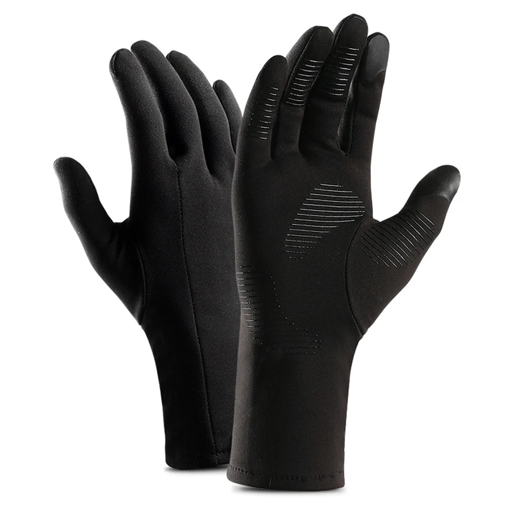 

Riding Gloves Warm Touching Screen Windproof Non-slip Gloves for Running Mountaineering SAL99