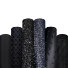 Черная серия, листы из искусственной кожи, искусственная кожа с объемной текстурой, крупная блестящая виниловая ткань, серьги сделай сам с бантом, 1Yc14660