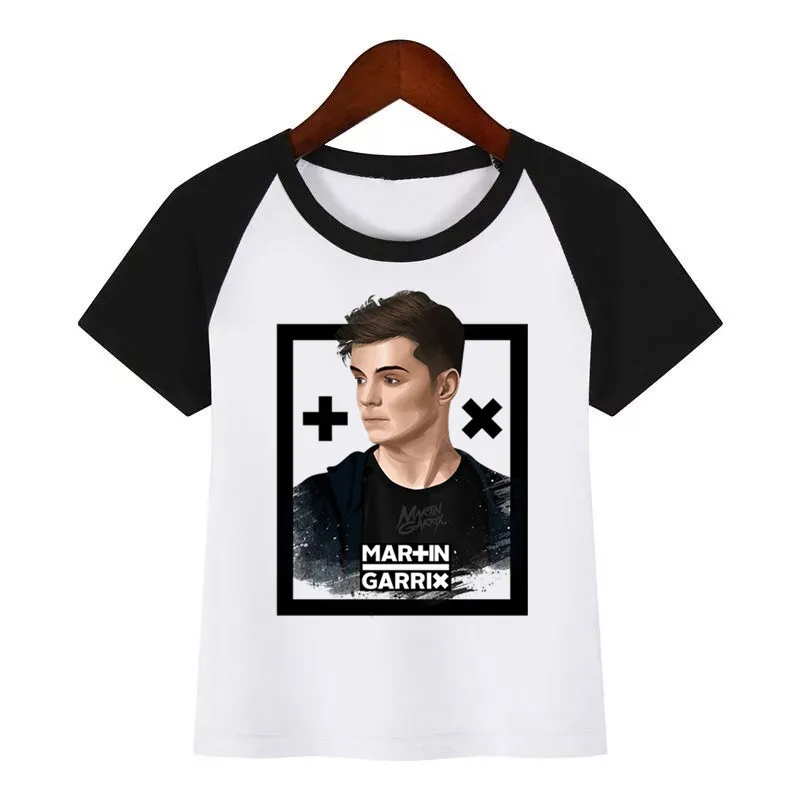 Футболка для мальчиков и девочек с аниме Мартин Гаррикс музыкальный DJ принт