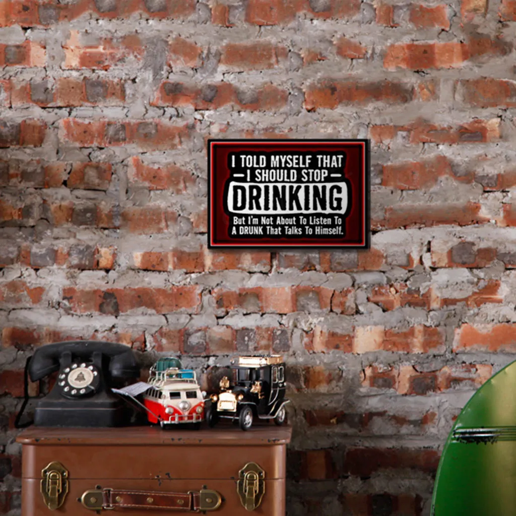 Лучшие продажи 2019 продуктов новый настенный логотип кованого железа знак