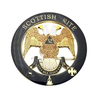 masonic car emblem scottish rite 32 degree wing down eagle mason auto truck motorcycle decal sticker badge with 3m adhesive