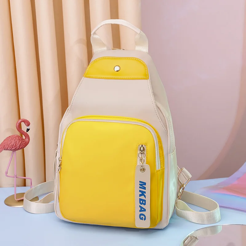 

Fashion Panelled Oxford Backpacks for Women Large Capacity Waterproof Backpack High Quality School Bags Designer Travel Mochilas