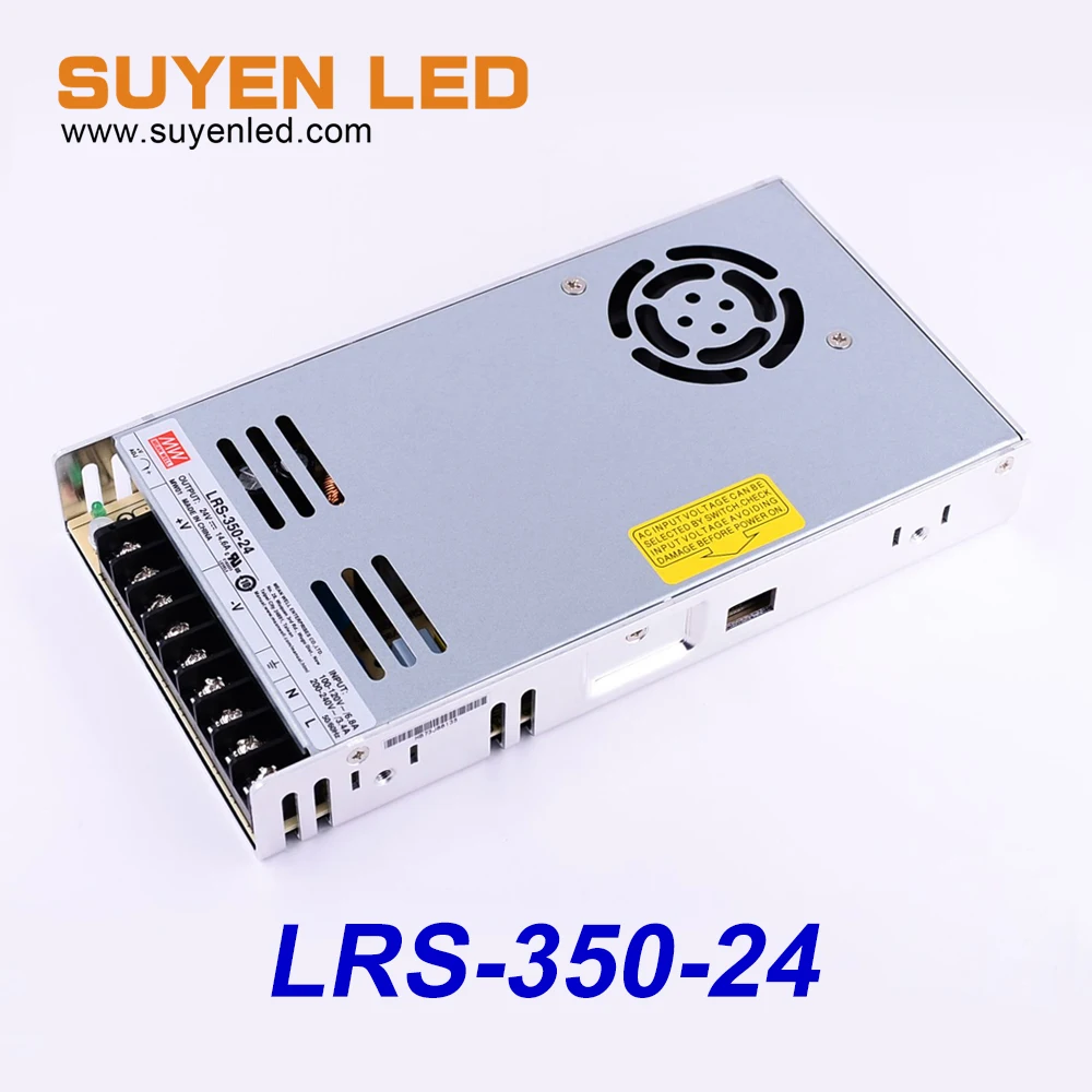 

Best Price 350W 24V 14.6A MEAN WELL Power Supply LRS-350-24