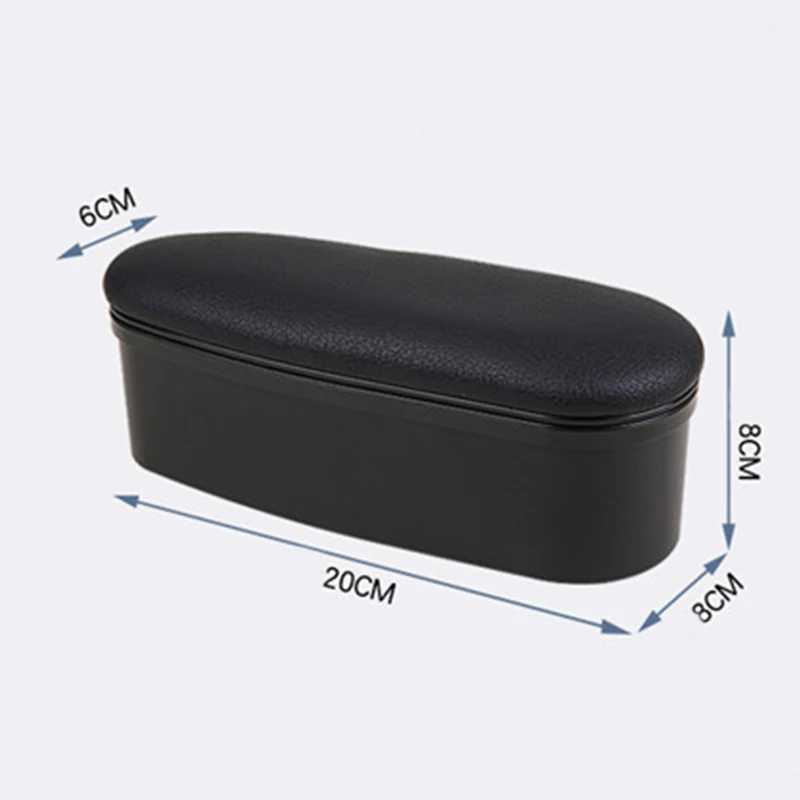 car door storage armrest box leather auto interior part organizer adjustment arm elbow handrail support increased pad universal free global shipping