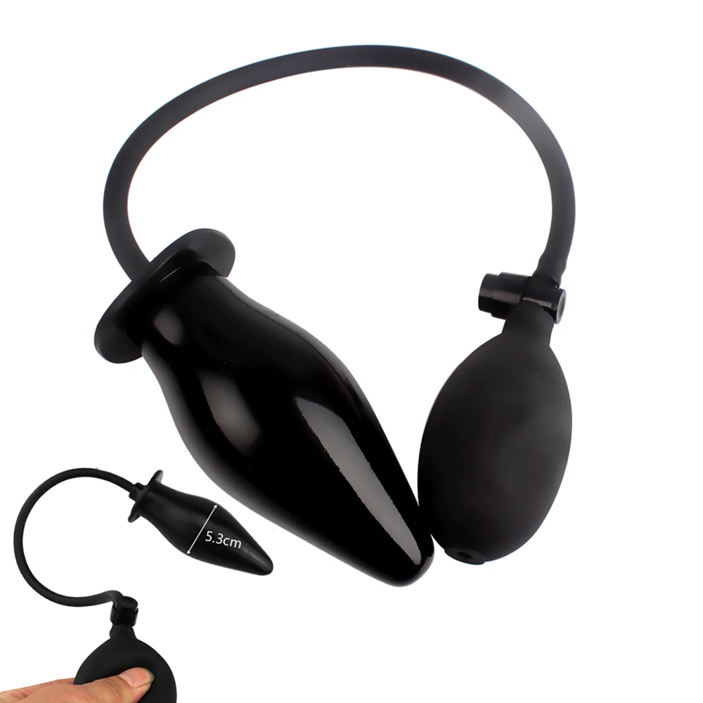 Надувная Анальная пробка Анальный расширитель расширяемый без вибратора