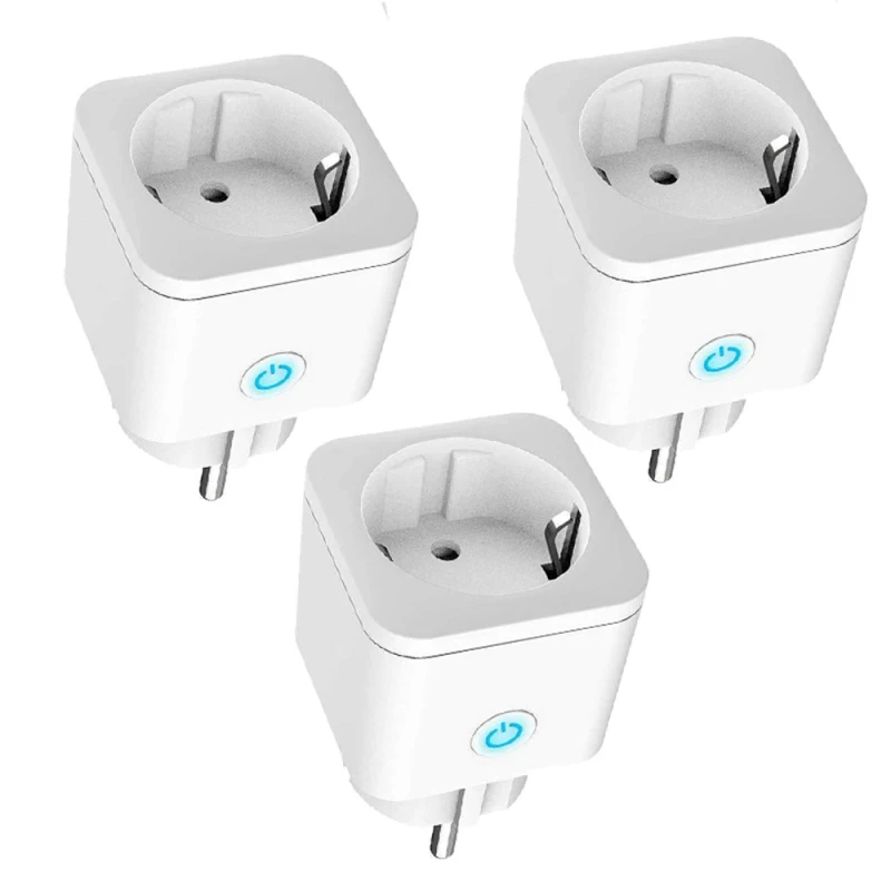 

WIFI Smart Plug Wireless Remote Control Socket Smart Timer Plug Voice Control EU Home Fireproof PC IOS And Android Mobile App