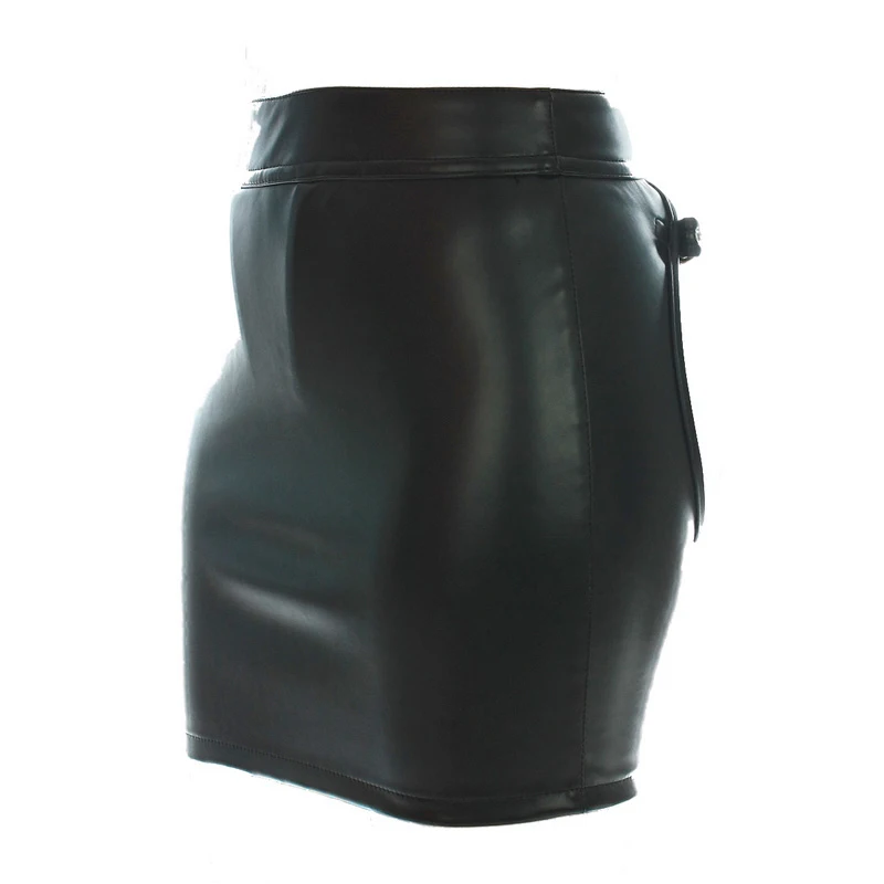 Юбка сексуальное порно белье черные кожаные трусики Латекс платье Фетиш