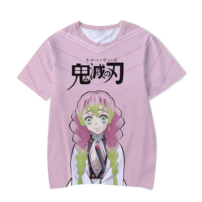 

Anime Demon Slayer 3D Printing Men/Women Short-Sleeved Tops Loose Casual O-Neck Male T-Shirts Summer New Direct Sale Men T Shirt
